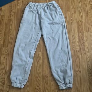 Brandy sweatpants in a light purple